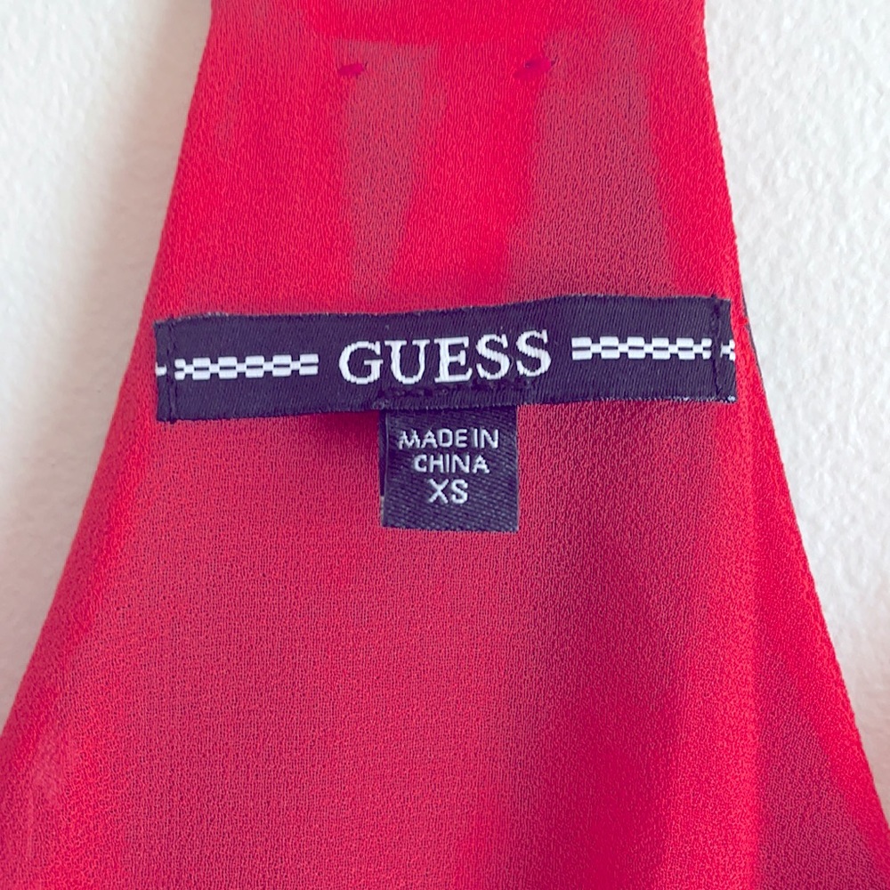 GUESS Angelica Maxi XS Satin Spaghetti Strap Dress - Picture 6 of 16